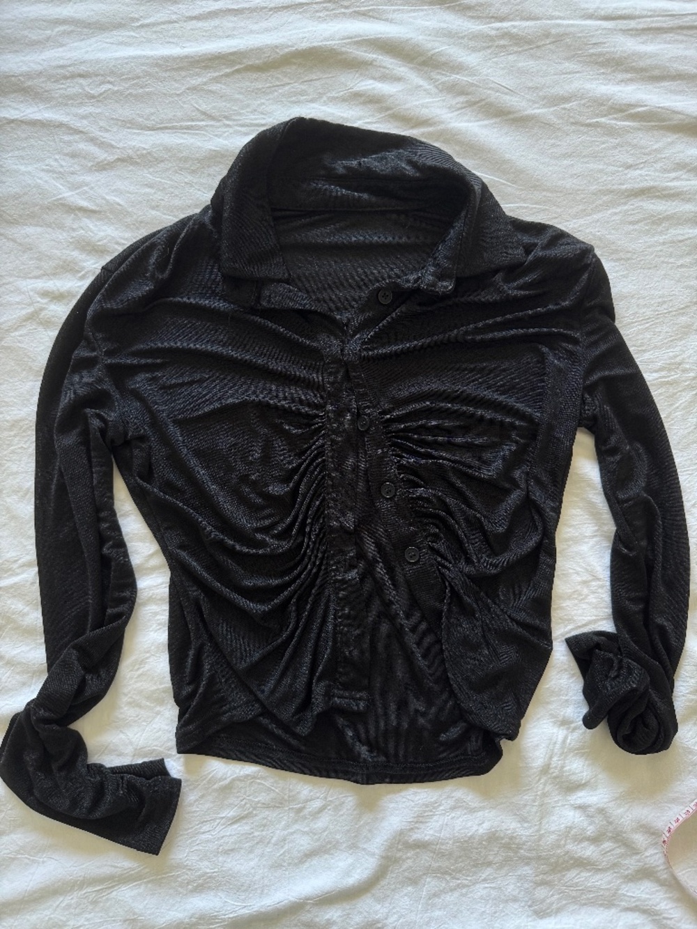 Women’s Button-up Black Top